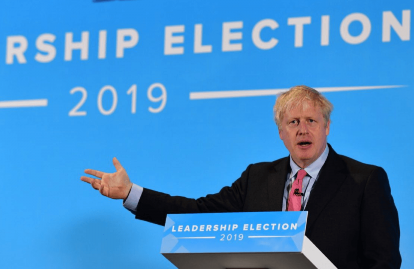 Boris Johnson Conservative Party leader