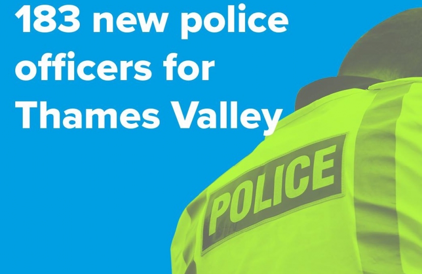 183 new police officers for Thames Valley